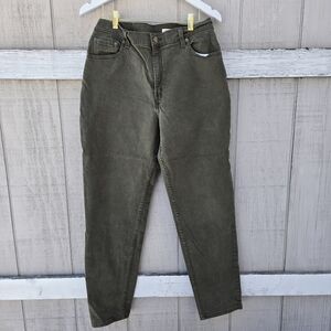 VINTAGE Levi's 550 Relaxed Fit Tapered Leg Faded Army Green Denim Jeans 14